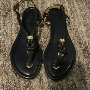 MICHAEL KORS SANDALS NAVY BLUE- SIZE 7.5